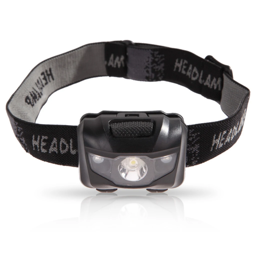 COB LED Headlight AAA battery Mini headlamp Head Light Torch Lamp Fishing mini Small Bright High Power Lantern Lampe for Camping