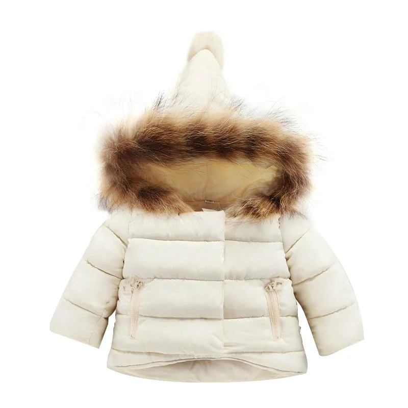Модные куртки для маленьких девочек; зимние толстовки с капюшоном для девочек; пальто; детская теплая верхняя одежда; детские пальто; куртка с плюшевым воротником и помпоном