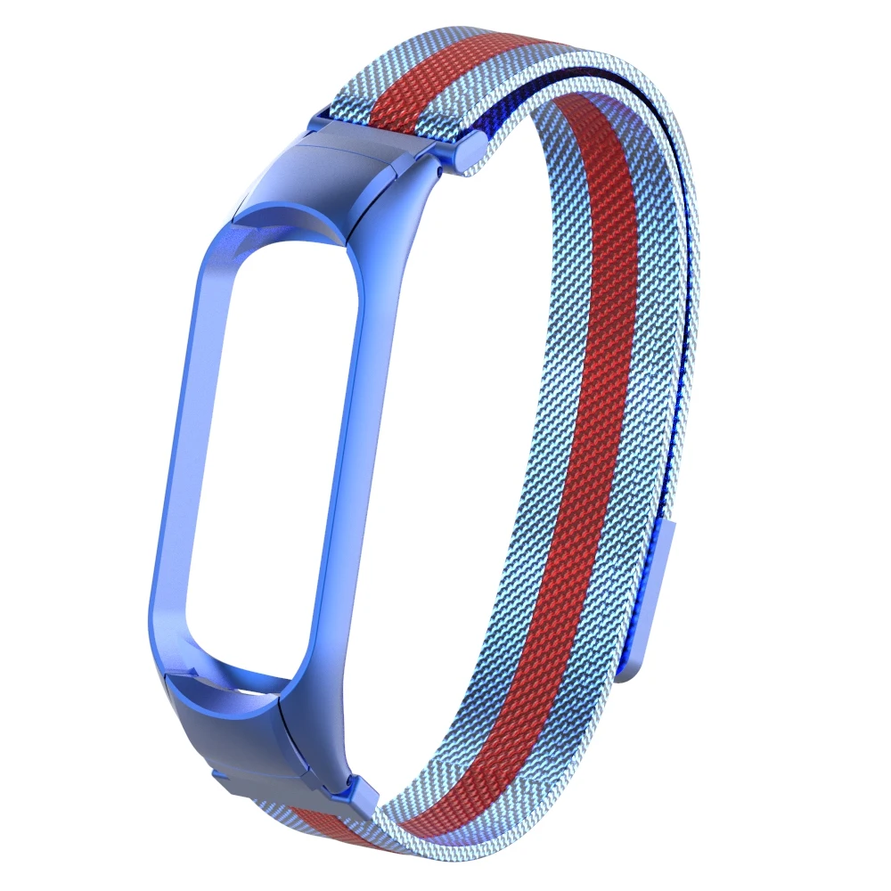 YAYUU, Смарт-часы, ремешок на запястье для Xiaomi mi, группа 4, 3, mi Band 3, 4, металлический браслет, ремешок для часов из нержавеющей стали, ремешок mi Band 3, 4 - Цвет: 09