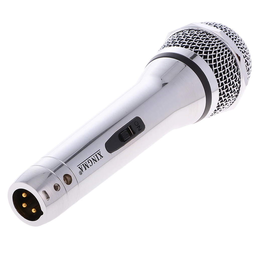 Professional Moving Coil Handheld Dynamic Microphone with XLR Cable  New