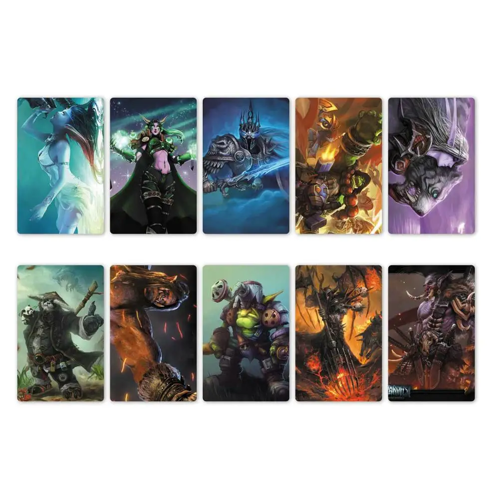 10 шт. Новое поступление игра WOW Card стикер s DIY Водонепроницаемая крапленая карта наклейка Дети стикерные игрушки для детей коллекция подарок