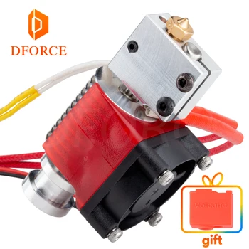 

DFORCE v6 Volcano hotend 12V/24V remote Bowen print J-head Hotend and cooling fan bracket for E3D HOTEND for PT100
