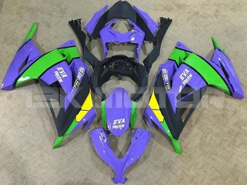 

New ABS Motorcycle Fairings Kit Fit for kawasaki EX300 2013 2014 2015 2016 2017 Ninja300 13 14 15 16 17 Body set Purple Green