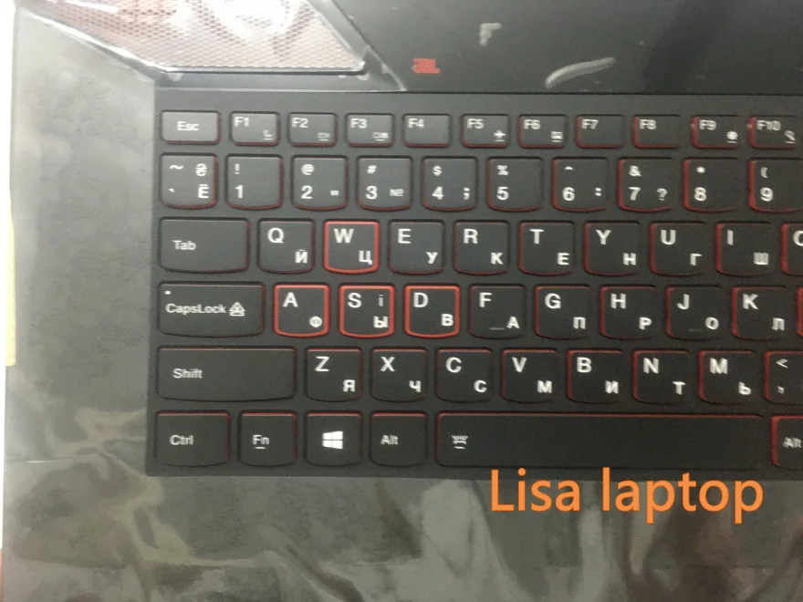 Для lenovo y700-17 groschbuchstabe L 80q0 w/KB UKR C-Cover mit Tastatur-Touchpad 5CB0L65461