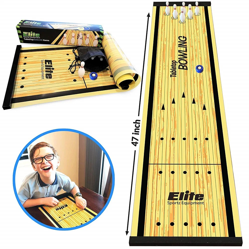 bowling game Новинка, настольная игра в боулинг, керлинг, Спортивная доска для детей, домашние игрушки, домашние игры, для родителей и детей, интерактивные игрушки, набор, детский подарок - Цвет: bowling game