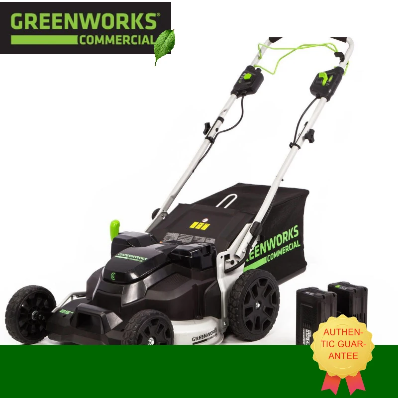 Садовая газонокосилка Greenworks с литиевой батареей, Электрический нажимной Травосборник 82 в 1000 Вт, только профессиональный садовый инструмент