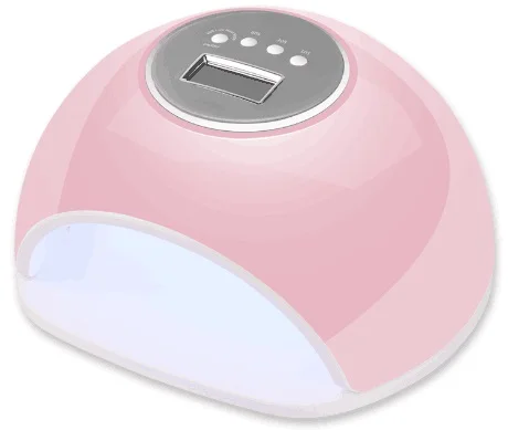 Wedo BQ1T 66 Вт лампа для ногтей с безболезненным режимом Сушилка для ногтей гель УФ лампа сушка гель лак для ногтей автоматический датчик инструменты для маникюра - Цвет: Pink