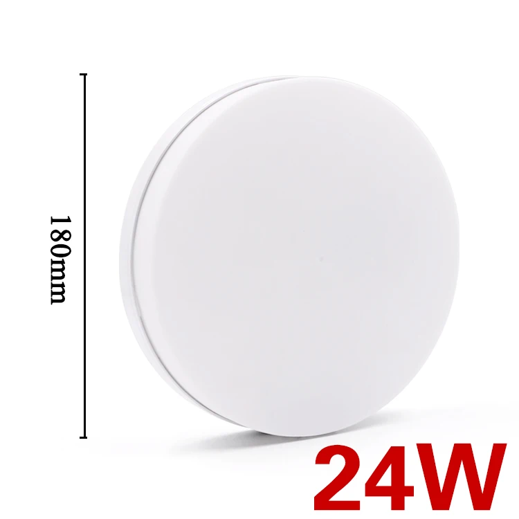 24W B Circular EnwYe 6 Вт, 9 Вт, 13 Вт, 18 Вт, 24 Вт, 36 Вт, 48 Вт, светодиодная Круглая Панель, поверхностный монтаж, светодиоды, потолочный светильник, 85-265 в, светодиодная лампа - Цвет корпуса: 24W B Circular