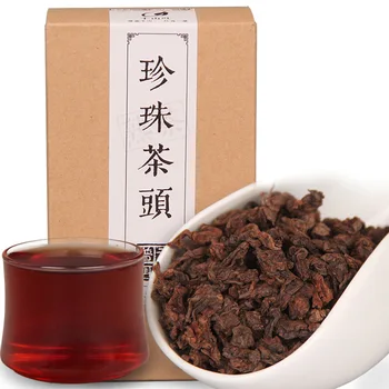 

Chinese 2017 Yunnan Shu Pu-erh Tea "Pearl Old Tea Head" Ripe Pu-erh Tea 200g/box