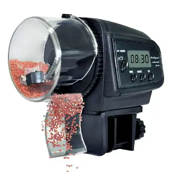 

65mL Automatic Fish Feeder for Aquarium Fish Tank Auto Feeders with Timer Pet Feeding Dispenser LCD Indicates Fish Feeder