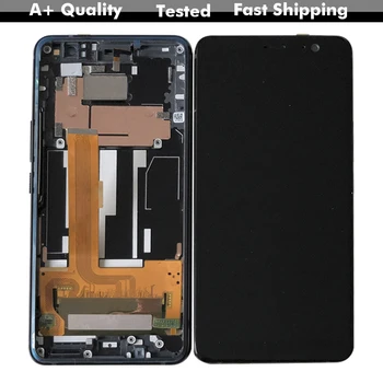 

For HTC U11 + u11 Plus LCD with frane display touch screen encoding converter assembly Parts for HTC 2Q4D100 lcd