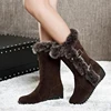 Winter Women Shoes Ladies Mid Calf Boots High Tube Classic Thick Fleece Models Snow Boots Muje Plus Size 35-42 ► Photo 2/6