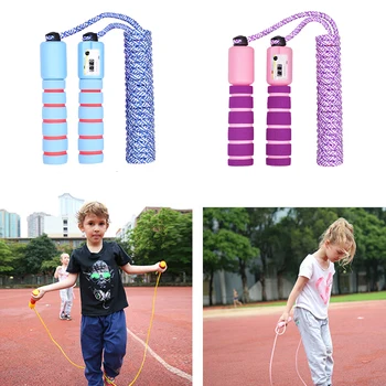 

Jump Ropes with Counter Sports Fitness Adjustable Fast Speed Counting Jump Skip Rope Skipping Wire For Child or adult P