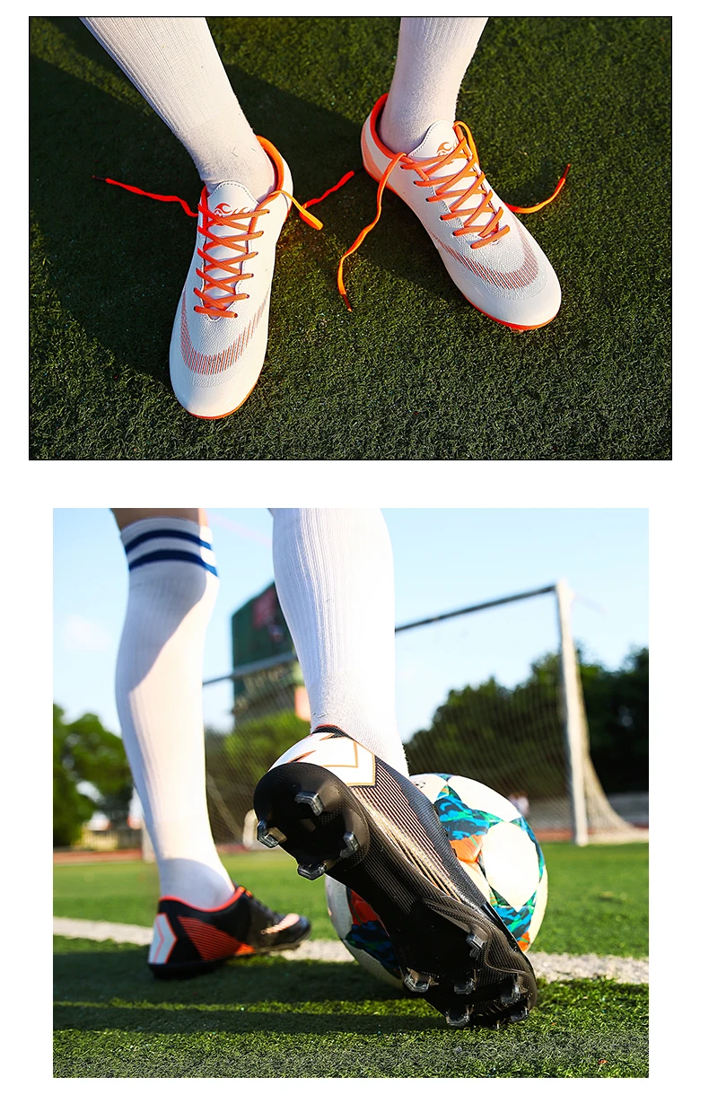 Football Shoes Men Turf Spikes Football Boy Women Outdoor Athletic Trainers Sneakers Adults Brand Professional Soccer Futbol (11)