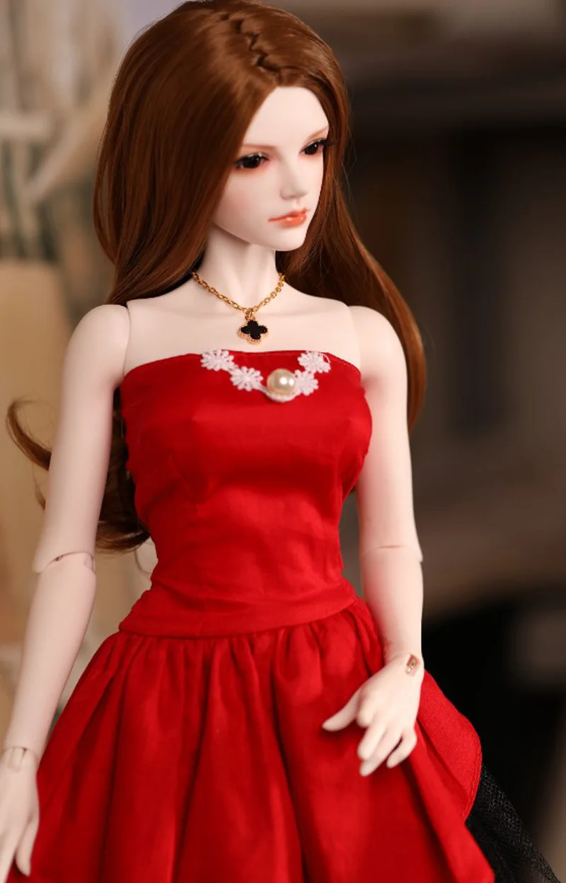 BJD/SD кукла красное платье 1/3 bjd кукла подвижная шарнирная кукла