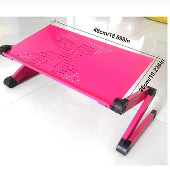 

Magic Laptop Desk with Cooling Fan Ergonomic Portable Bed Lapdesk Tray PC Table Stand Notebook Sofa Desk Stand Mouse Pad