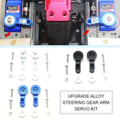 Модернизированный сплав рулевой рычаг сервопривода комплект E REVO 2 0 86086 4 RC