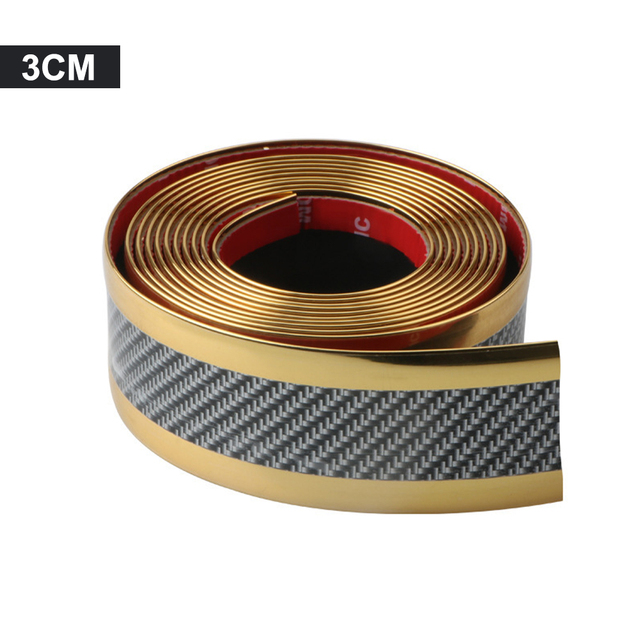 Fiber Auto Car Rubber Door Protector Moulding Strip Rubber Threshold Cover Panel Step Protector Anti-Scratch Sticker