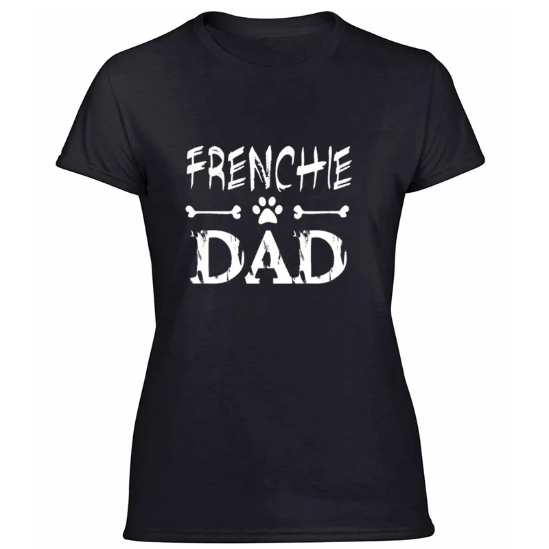 Create French Bulldog Frenchie Dad футболка для мужчин Kawaii мужские футболки Круглый вырез короткий рукав