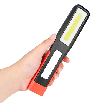 

COB Working Inspection Light LED Torch USB Charging Lantern Swivel Hook Magnetic Flashlight For Camping Car Repair Maintenance