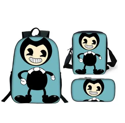 Новое поступление, школьный рюкзак Bendy And The Ink Machine, студенческий рюкзак для подростков, мальчиков и девочек, детский рюкзак Bendy and Boris