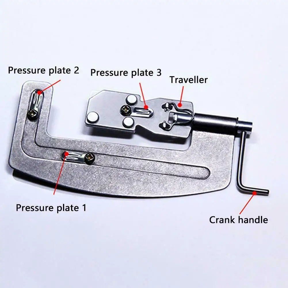 Semi Automatic Fishing Hooks Line Tier Machine Portable Stainless Steel Fish Hook Line Knotter Tying Binding Fishing Accessories