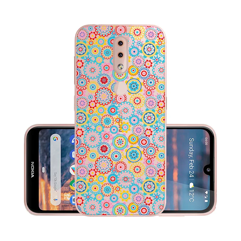 W017 Прозрачный чехол для nokia 4,2 3,2 2,2 чехол мягкий силиконовый DIY окрашенный Funda для nokia X71 чехол Coque Bumper nokia 3,2 nokia 4,2 - Цвет: W017