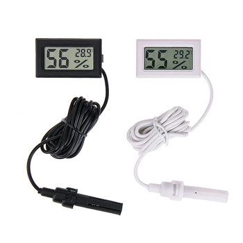 

1PC Hot Sale Mini Digital LCD Indoor Convenient Temperature Sensor Humidity Meter Thermometer Hygrometer Gauge