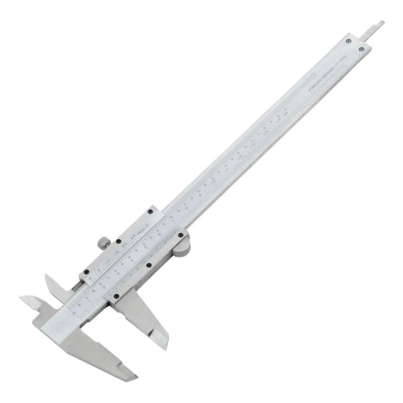 150mm Mechanical Vernier Caliper Male And Female Double System Stainless Steel Caliper Measuring Instrument DIY Woodworking Tool