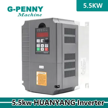 

CNC Router machine 380v 220v 5.5kw VFD Variable Frequency Driver CNC spindle vector Inverter 3 phase spindle motor speed control