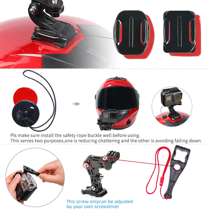 Surewo Motorcycle Helmet Chin Mount 