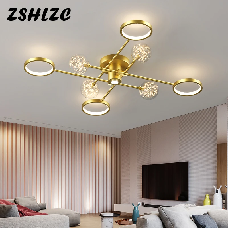 

Creative Modern Led Chandelier Lustre 110V 220V Ceiling mount Chandelier Lighting for Living room Dining room Kitchen Bedroom