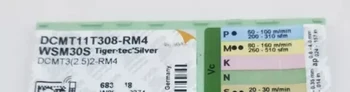 

10PCS WALTER CARBIDE INSERT DCMT11T308-RM4 WSM30S