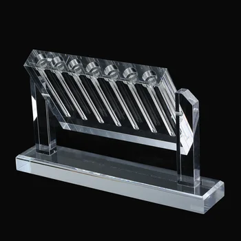 

3/5/7 Tubes Automobile Oil Quality Comparator Transmission Oil Viscosity Tester Comparator Transparent Glass Tester Car Styling