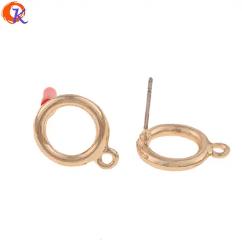 

Cordial Design 100Pcs 11*15MM Jewelry Accessories/Earrings Stud/DIY Jewelry Making/Round Ring Shape/Hand Made/Earring Findings