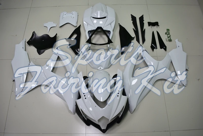 Комплекты для кузова GSX R 750 2008 2010 K8 белые комплекты обтекателей 2009 Набор всего