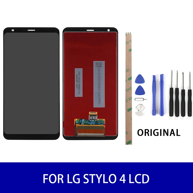 Оригинальный ЖК дисплей для LG Stylo 4 сенсорная панель дигитайзер в сборе запасные