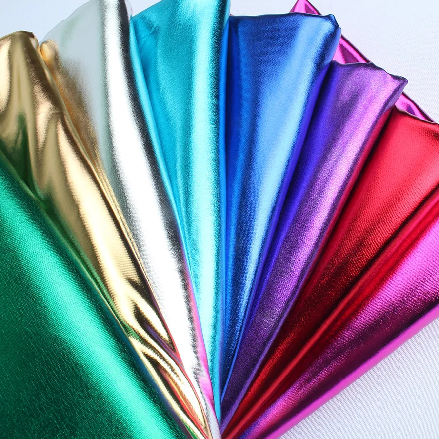Бронзовая ткань материал спандекса Рождественское украшение сценическая Одежда