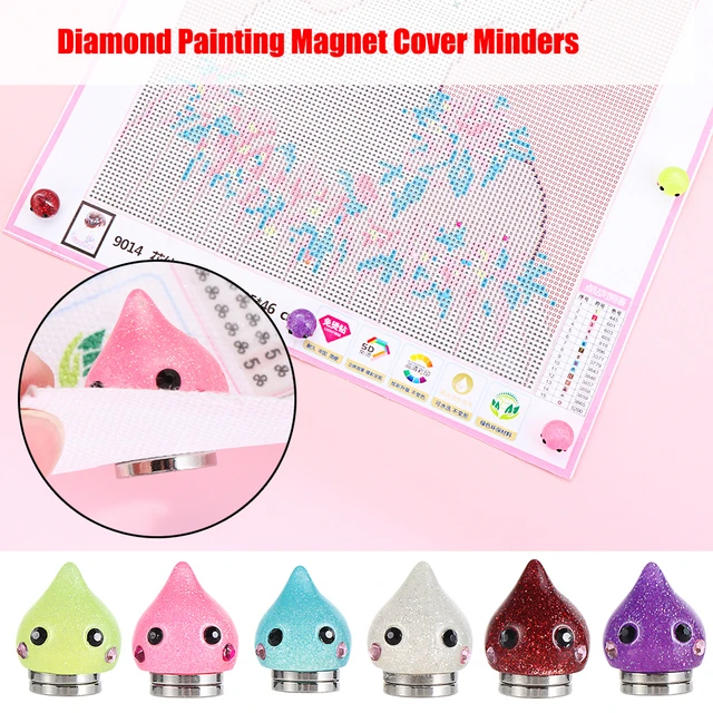 Diamond Painting Tools Fixer Glitter Drop Magnet Cover Minders