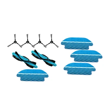 

2 Set Replacement Mop Cloth, for Viomi V2 V-RVCLM21B Vacuum Cleaner Household - Black & White