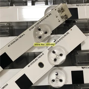 

100% New 1set=14piece Led backlight bar 42-3535LED-70EA-L 42-3535LED-70EA-R D1GE-420SCA-R1 D1GE-420SCB-R1 7LEDS