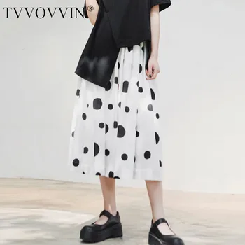 

Korea Niche Sense of Design Elastic Waist A Line Loose Print Skirt Temperament 2020 Summer Small Fresh Women Skirt New DMY5159