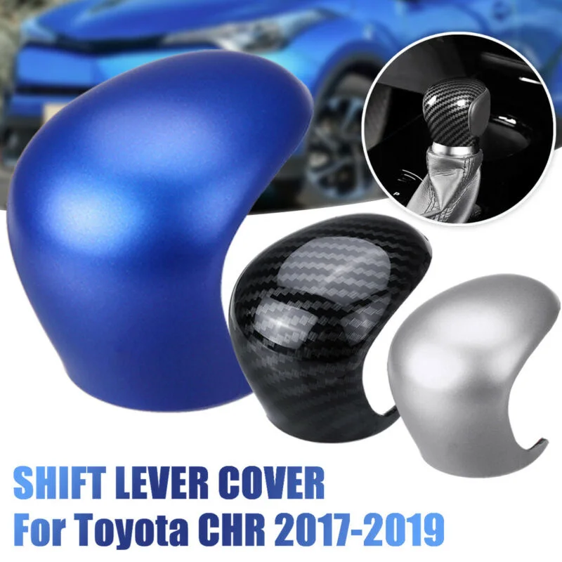 Ручка переключения передач Накладка для Toyota CHR- ABS наклейка из углеродного волокна стиль