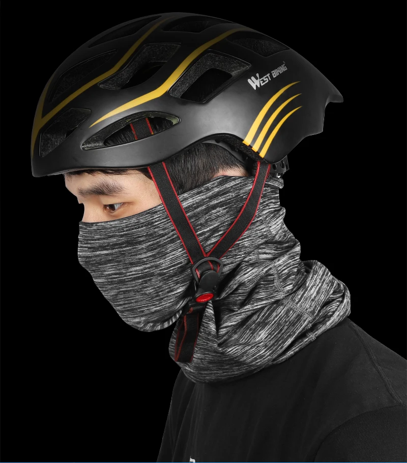 WEST BIKING Ветрозащитная маска для велоспорта, Флисовая теплая спортивная маска для улицы, головные уборы для бега, велоспорта, пешего туризма, маска для лица, спортивная повязка на голову
