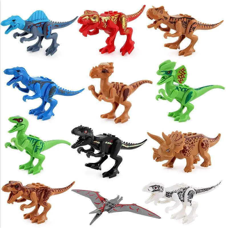 Строительные блоки для мальчиков и девочек Парк Юрского периода мир динозавров