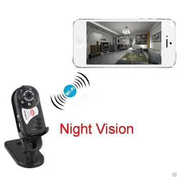 

Q7 Mini Camera P2P WiFi Micro DV Security IP Wireless Remote Camera Video Recorder Digital Camera DVR Surveillance Cameras