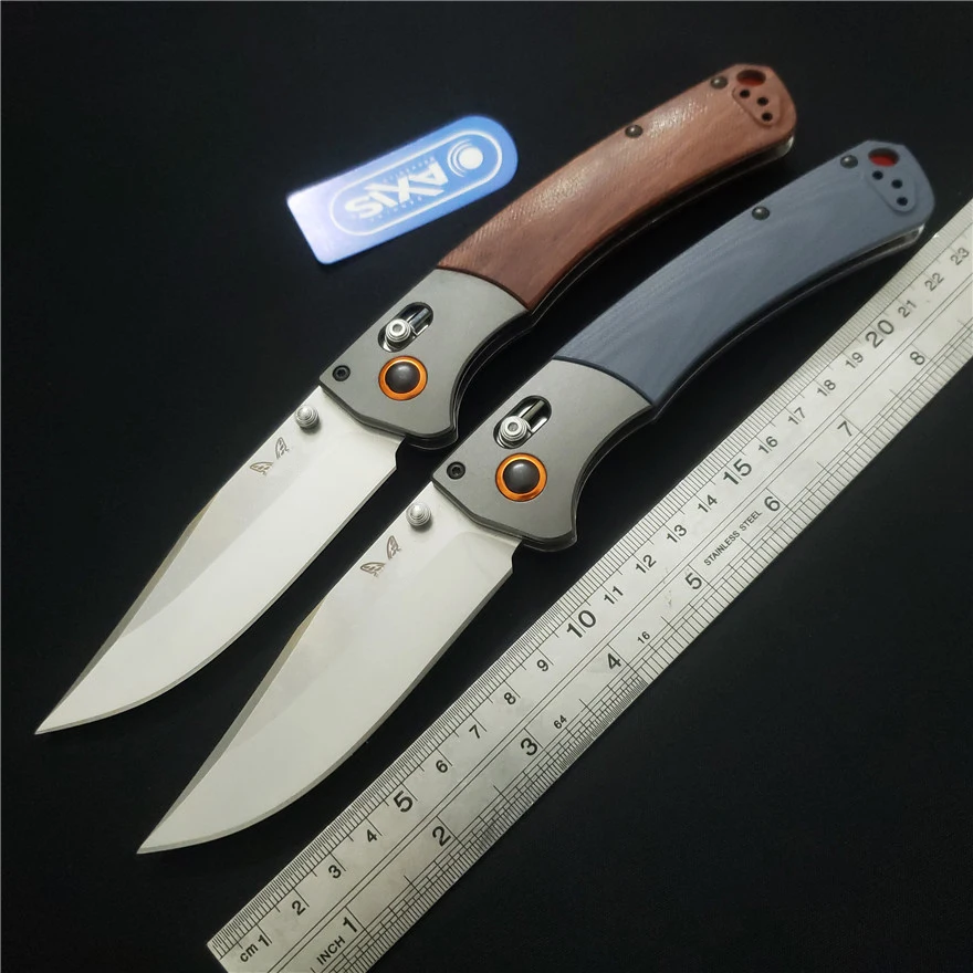 Магазин Lism BM15080 складные ножи S30v лезвие G10/деревянная ручка Открытый тактический