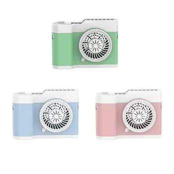 

Creative Camera Shape Hanging Neck Fan Portable Handheld USB Charging Small Tool T3LB