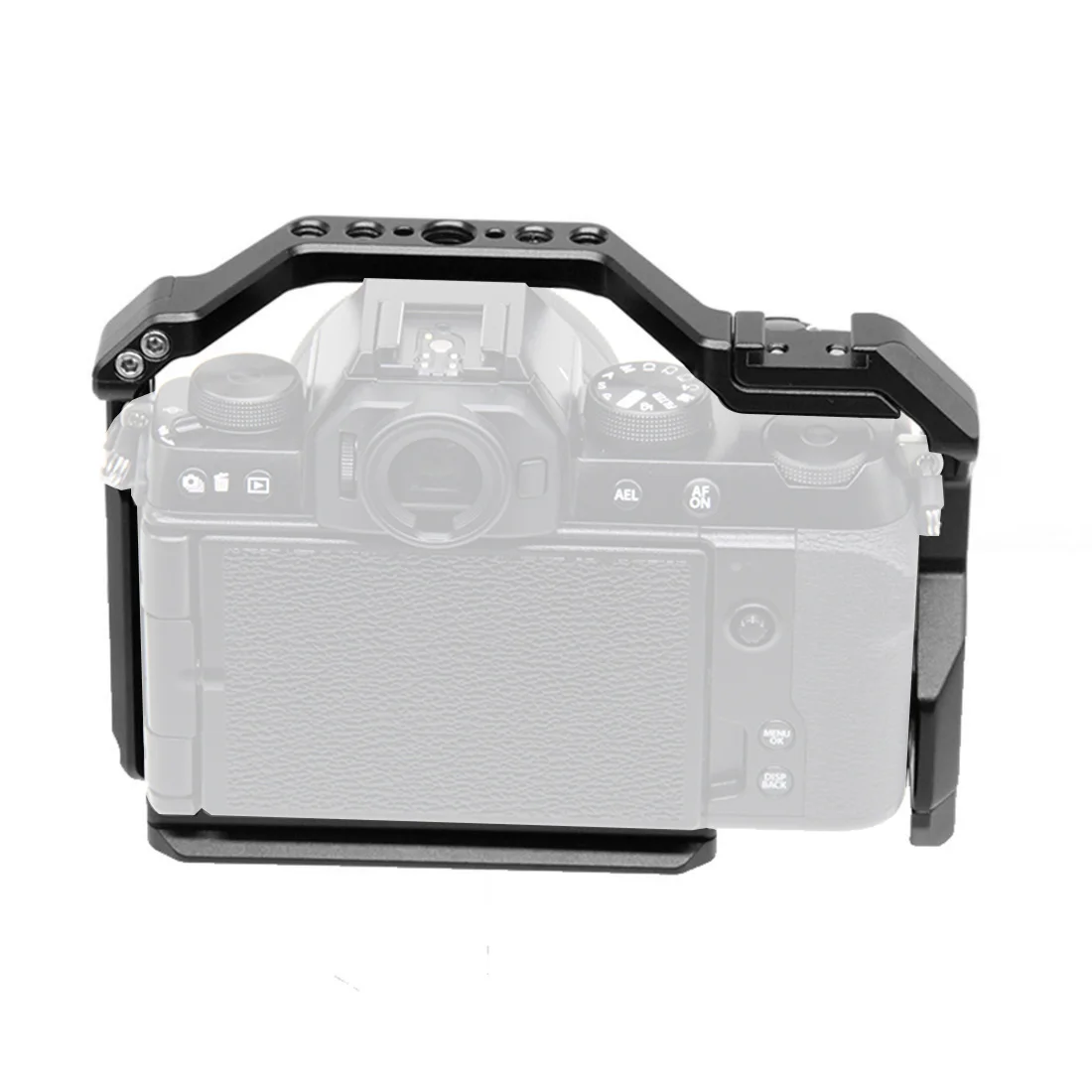 Metall Kamera Gehäuse Käfig Rig für Fujifilm X-S10 Kalten Schuh Montieren 1/4'' Arri Loch Schutzhülle für Sony A7C SLR DSLR Kamera – Detail 32