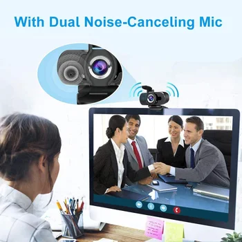 

Free Auto Focus Web Camera 1080P FHD Webcam with Built-in Microphone USB Driver for Household Computer Safety Part